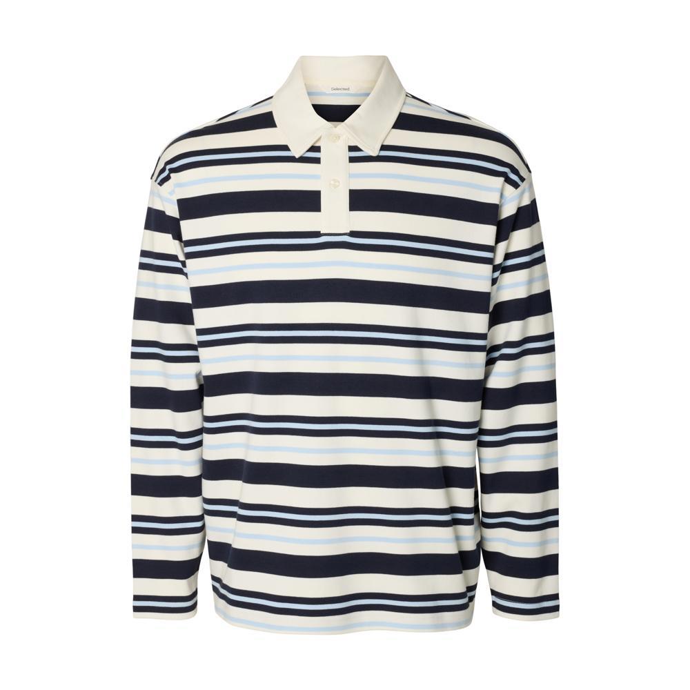Selected Menswear Relax Jack Stripe Ls Polo